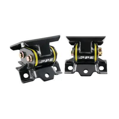 PPE GM 6.6L Duramax Engine Mount Kit with Silicone Bushings-Yellow (2011-2016)