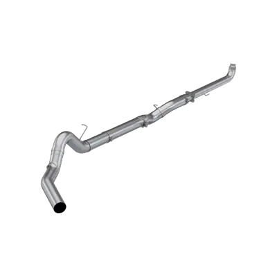 MBRP ARMOR LITE Series, 5" Down Pipe Back, Single Side Exhaust System,T409 SS, No Muffler (2001-2004)