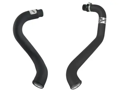 AFE BladeRunner 3 IN Aluminum Hot and Cold Charge Pipe Kit, Black (2002-2004)